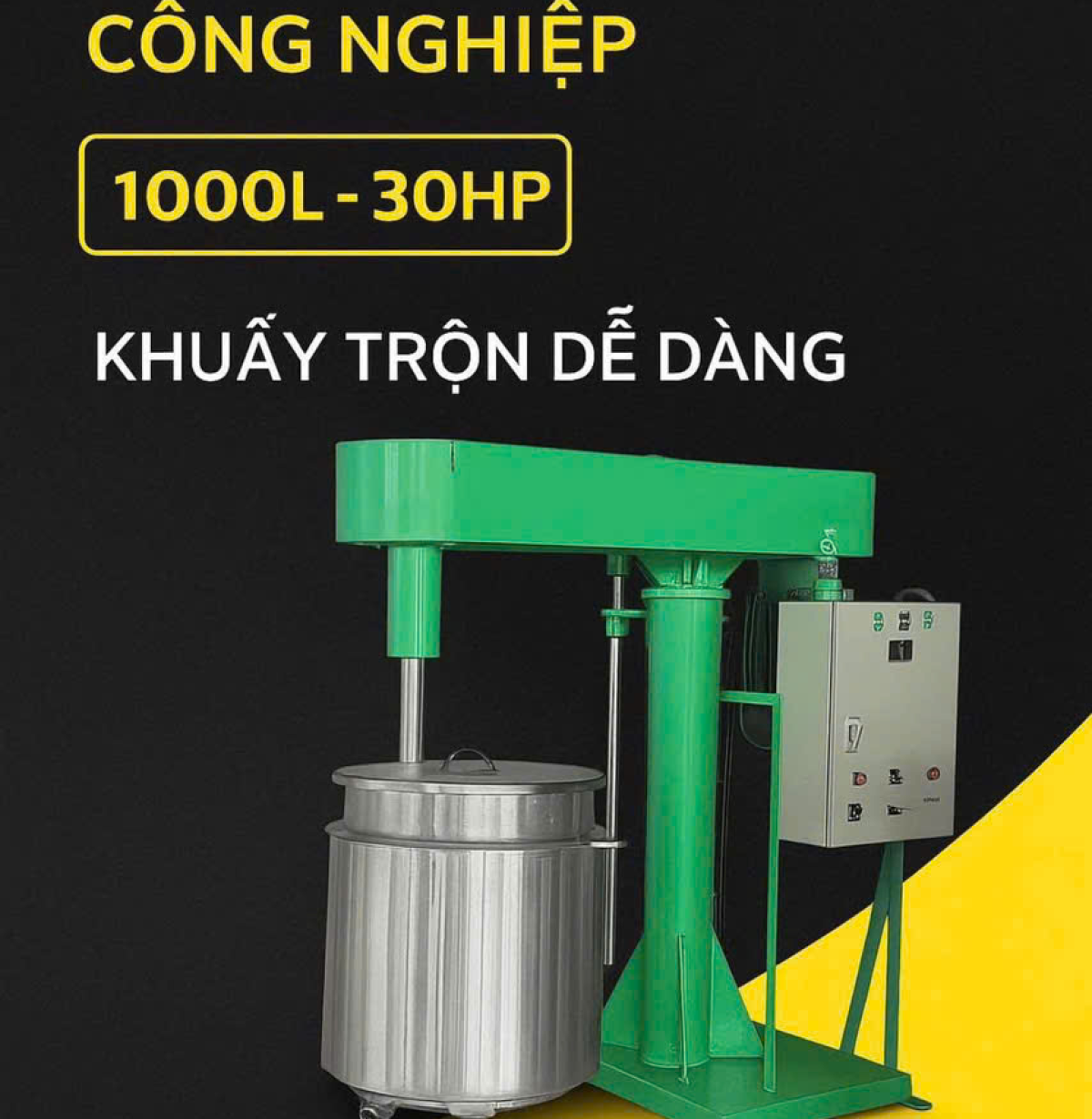 MÁY KHUẤY SƠN 1000L 30HP